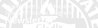The Womens, Gender, and Sexuality Studies Program newsletter header